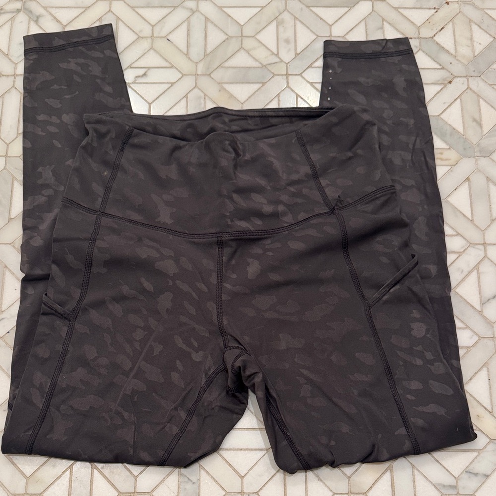CRZ yoga black animal print Leggings small - Picture 2 of 2